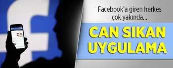 FACAEBOOK'TAN CAN SIKAN UYGULAMA