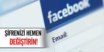Facebook'tan kullanıcılarına şifre değiştirme uyarısı geldi