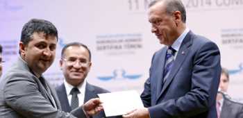 FATİH MADEN Yetki belgesini Başbakan’dan aldı