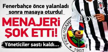 FB masaya oturdu! Menajeri şok etti