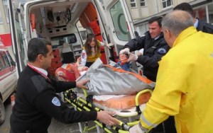 Alaca'da Eski Eşinin Başına Taşla Vurup Hastanelik Etti