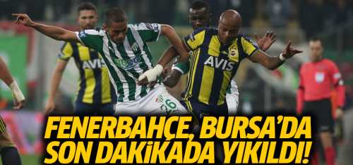 Fenerbahçe 1-1 Bursa