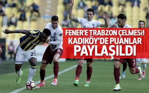 Fenerbahçe 1-1 Trabzonspor