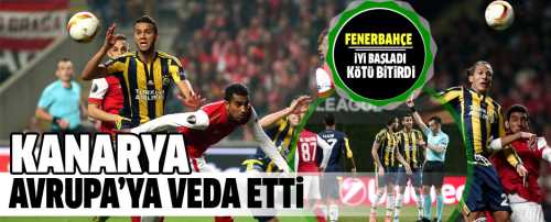 Fenerbahçe Avrupa'ya veda etti