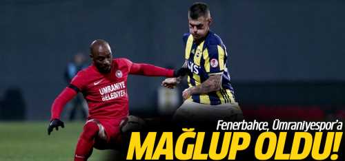 Fenerbahçe Ümraniye'de bitti