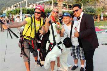 FETHİYE'DE UÇTULAR .ÇORUM'A ZİYARETE GELDİLER