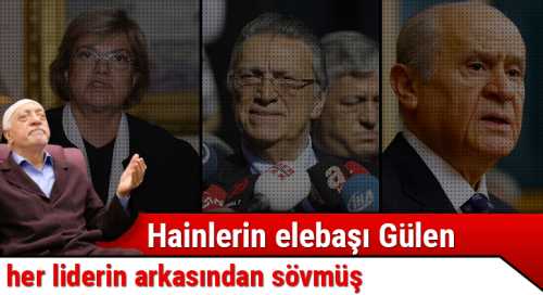 FETÖ liderin arkasından böyle sövmüş