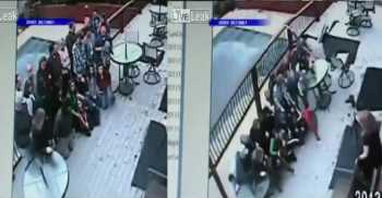 Fotoğraf için poz verirken balkon çöktü