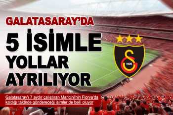 G.S'da yolları ayrılacak isimler