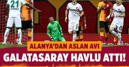Galatasaray: 2 - 3 :Alanyaspor