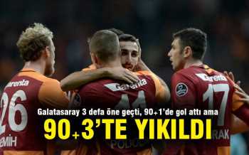 Galatasaray: 3 - Antalyaspor: 3