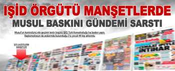 GAZETE MANŞETLERİ 12.06.2014 PERŞEMBE
