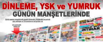 Gazetelerin 1.sayfa Manşetleri
