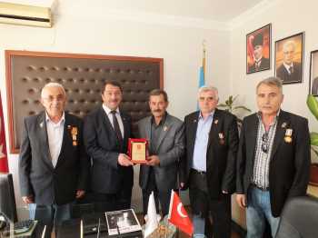 GAZİLERDEN Ş.CEMİYETİ BAŞKANI ŞAHİN’E İADE-İ ZİYARET