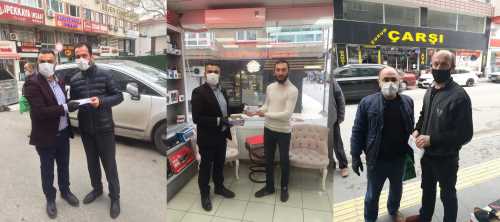 Gelecek Partisi Maske dağıttı