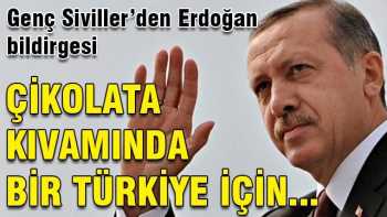 Genç Siviller'den Erdoğan'a destek