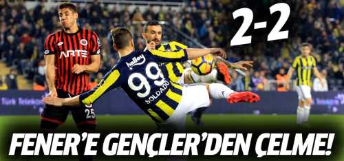 GENÇLERBİRLİĞİ 2 - 2 FENERBAHÇE 