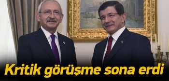 GENEL BAŞKANLARIN KOALİSYON GÖRÜŞMELERİ SONA ERDİ