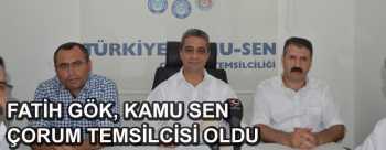 Gök, Kamu Sen İl Temsilciliği görevine seçildi