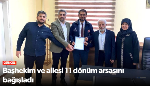 Gömeç Ailesi'nden Anlamlı Bağış!