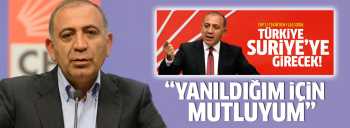 GÜRSEL TEKİN "YANILDIĞIM İÇİN ÇOK MUTLUYUM"