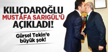 Gürsel Tekin'e şok! Kılıçdaroğlu Sarıgül'ü açıkladı