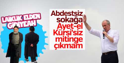 Hacı Muharrem muhafazakar seçmene göz kırpıyor