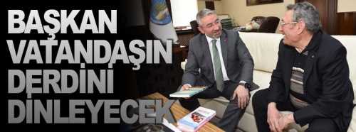 Halkla iç içe, halkın içinde bir başkan 