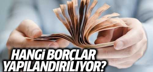 Hangi borçlar yapılandırılıyor