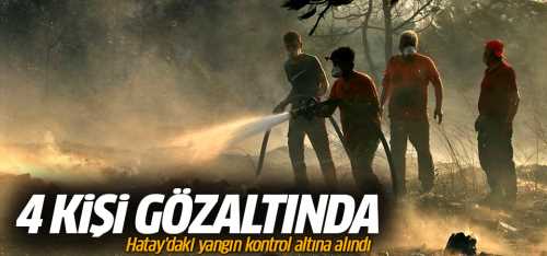 Hatay'daki yangını YPG/PKK itiraf etti! 'Ateşin çocukları inisiyatifi' adlı örgüt çıkarmış