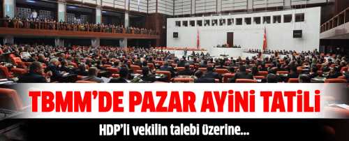 HDP İstanbul Milletvekili Garo Paylan, TBMM Plan ve Bütçe Komisyonu’na pazar günü ara verilmesini istedi.