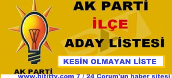 hitit tv Ak Parti İlçe adaylarını açıklıyor