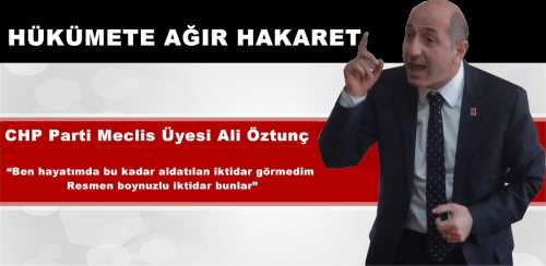 HÜKÜMETE RESMEN B.....LU İKTİDAR DEDİ