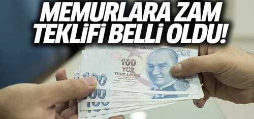 Hükümetin memurlara zam teklifi kabul edilmedi