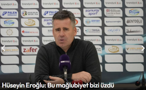 Hüseyin Eroğlu Net Konuştu: "Süper Lig'de olacağız"