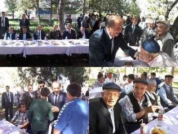 HUZUR EVİNDE  DEDELERLE TORUNLAR BULUŞTU