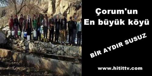 İçme Suyu Sıkıntısı Çeken Köylüler dertli