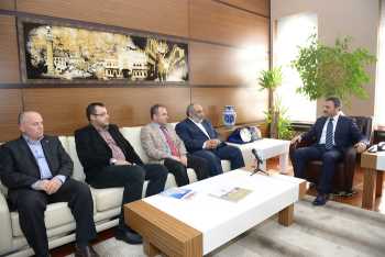 İHH GENEL BAŞKANI’NDAN BAŞKAN KÜLCÜ’YE ZİYARET