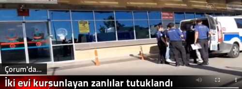 İki evi kurşunlayan zanlılar tutuklandı