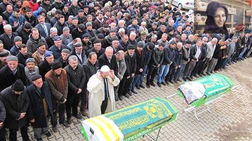 İKİ KARDEŞ YAN YANA DEFNEDİLDİ 