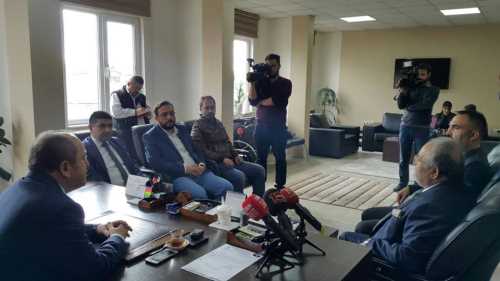 İL BaşkanI KARADAĞ'ın ilk Basın açıklaması