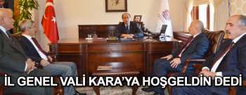 İl Genel Meclisi ve partilerin grup başkanları Vali'yi ziyaret etti