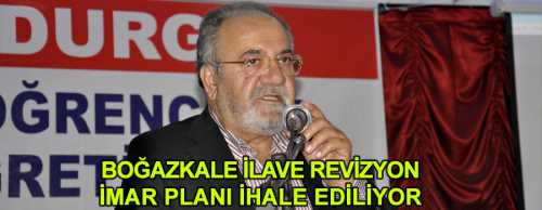 İller Bankası A.Ş. Genel Müdürlüğü, Boğazkale İlave + Revizyon İmar Planı Yapılması işi 26.02.2016 tarihinde ihale ediyor.