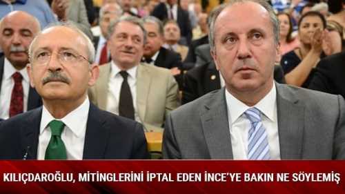 İnce - Kılıçdaroğlu Çekişmesi sürüyor