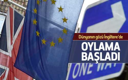 İngiltere'deki AB referandumunda seçmen ayrılık dedi