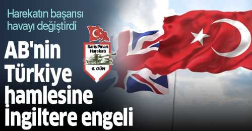 İngiltere'den Türkiye'ye silah ambargosuna itiraz!