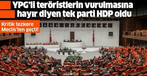 Irak-Suriye tezkeresi kabul edildi!