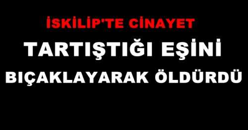 İsklip'te Yaşlı Adam Eşini Bıçaklayarak Öldürdü