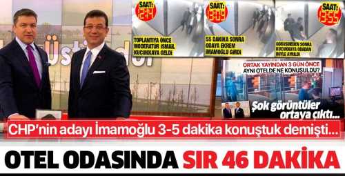 İsmail-Ekrem'le Otel Odasında 46 Dakika Yüz Yüze