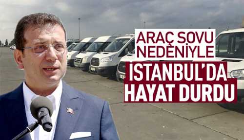 İstanbul Belediyesinde ekipler arabasız kaldı 